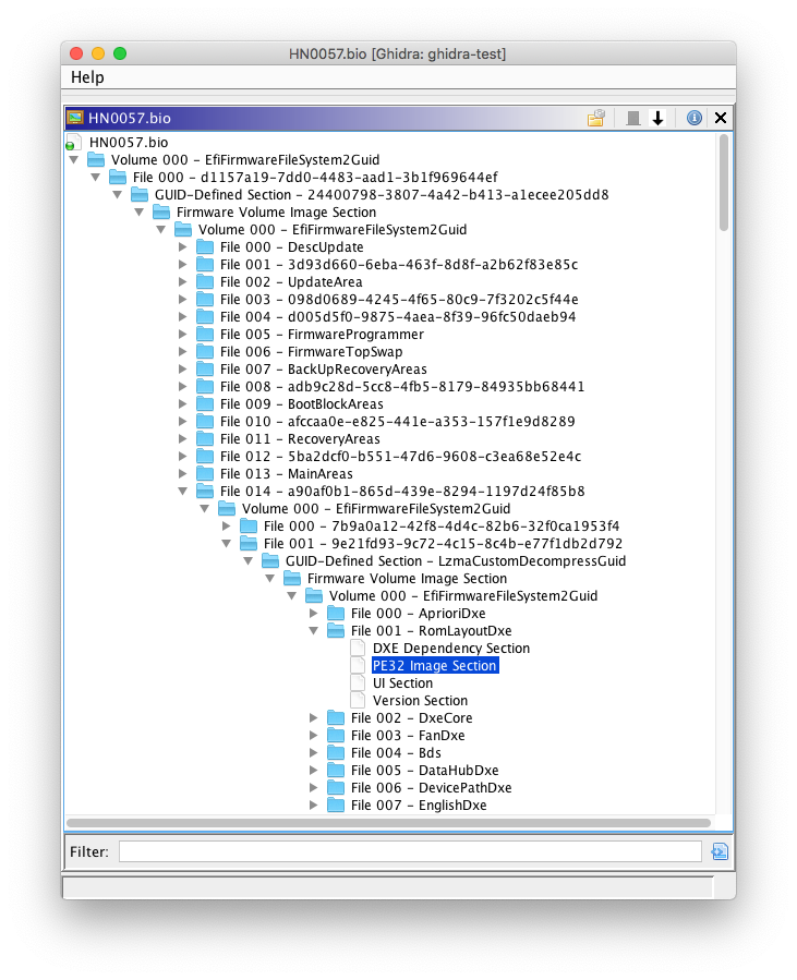 UEFITool A67 instaling